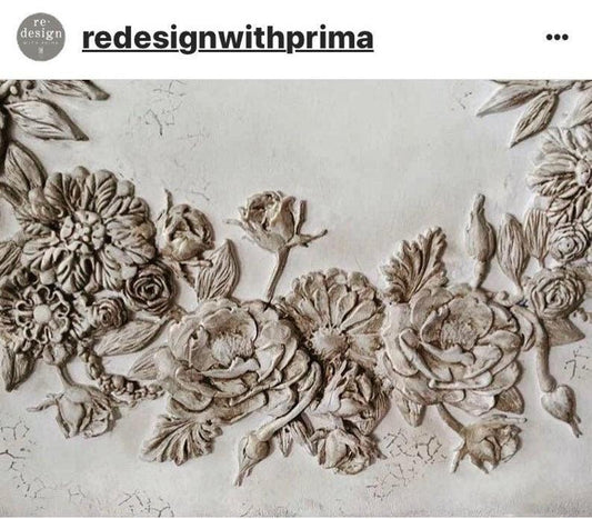 Botanist Floral by ReDesign With Prima Decor Mould - Same Day Shipping - Silicone Mold - Candy Mold - Furniture Mould - Resin Mold - Floral - belleandbeau850