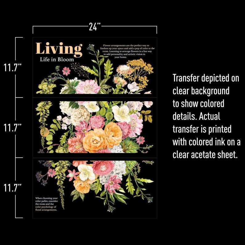 Life in Full Bloom transfer by Redesign with Prima - belleandbeau850