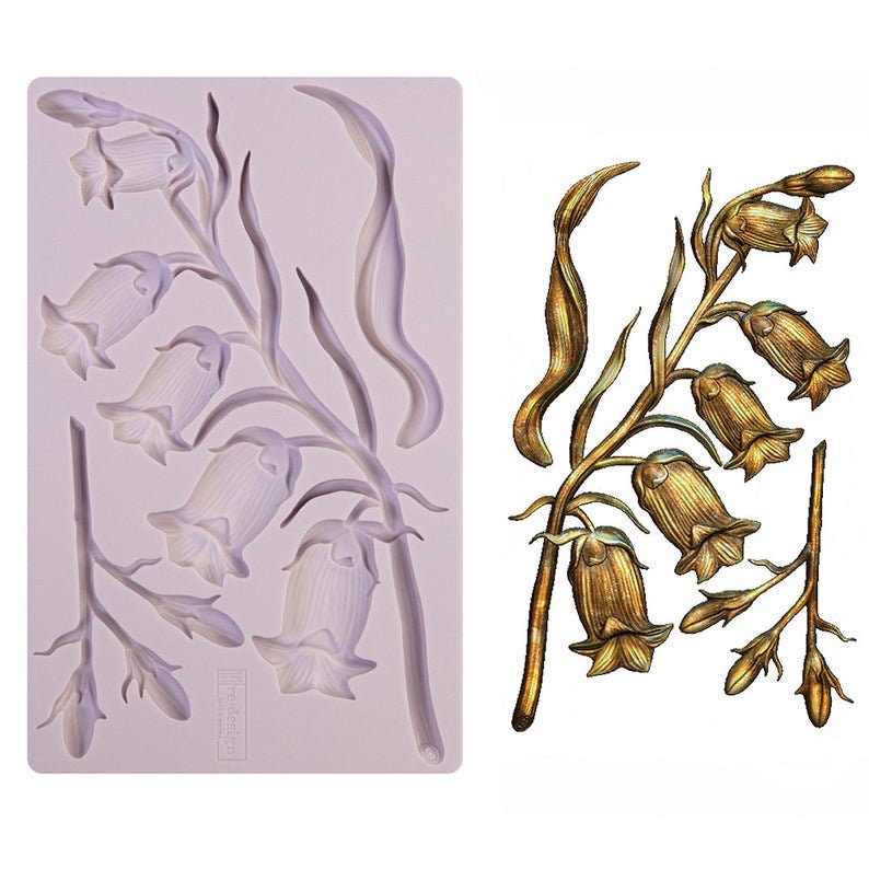 Sweet Bellflower by ReDesign With Prima Decor Mould-  Same Day Shipping - belleandbeau850