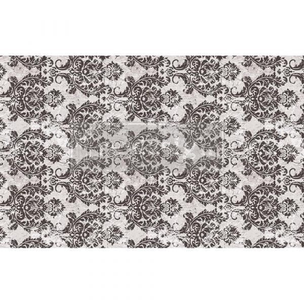Evening Damask Decoupage tissue paper 1 sheet Redesign by Prima - Same Day Shipping - Furniture Decoupage - Mulberry Paper - Decoupage Paper - belleandbeau850