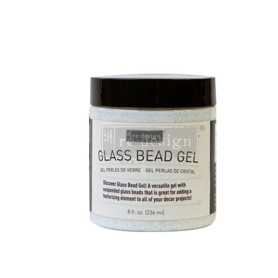 SAME DAY SHIPPING! Redesign Glass Bead Gel - 1 Jar - 236 ml - belleandbeau850