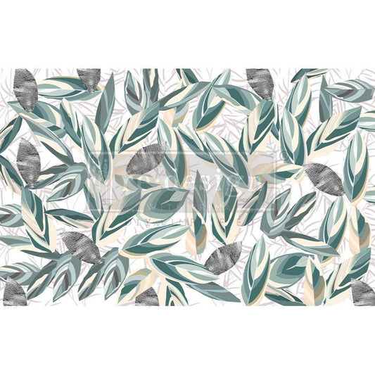 SAME DAY Shipping! Radiant Eucalyptus Decoupage tissue paper 1 sheet Redesign by Prima - belleandbeau850