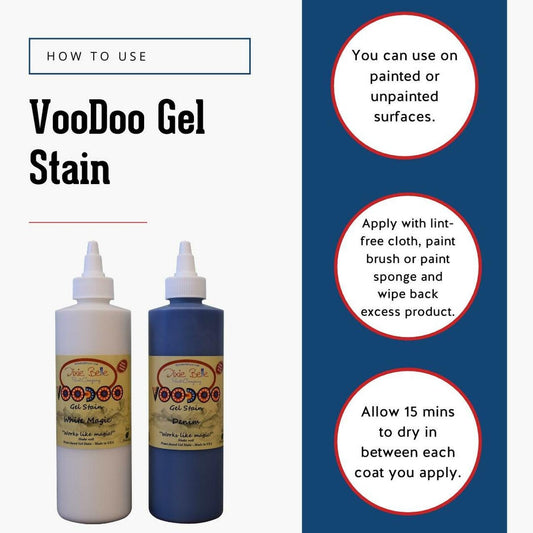 Dixie Belle VooDoo Gel Stain, Same Day Shipping, water based stain, furniture stain - belleandbeau850