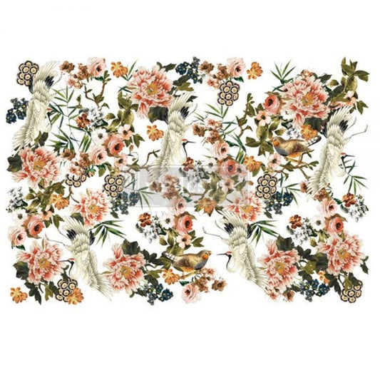 Discontinued! Elegance and Flowers transfer by Redesign with Prima 48"x35" - SAME DAY Shipping - belleandbeau850