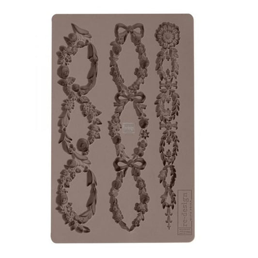 Discontinued! Floral Chain by ReDesign With Prima Decor Mould - Same Day Shipping - Furniture Mould - Candy Mold - Silicone Mold - Mold for Resin - belleandbeau850