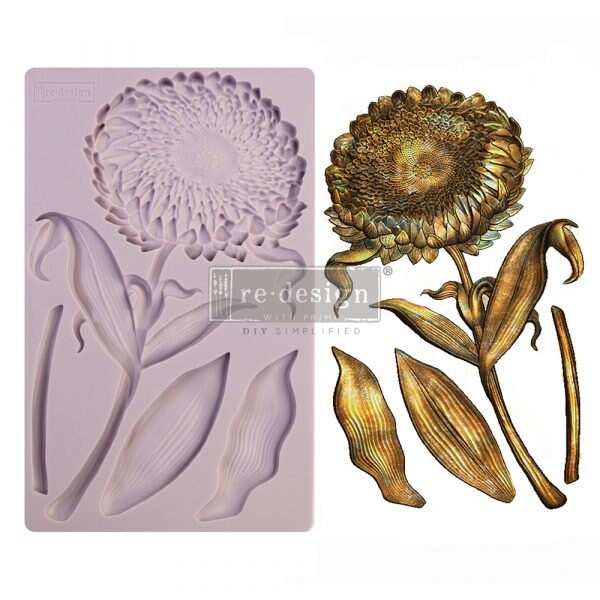 Grandeur Flora ReDesign With Prima Decor Mould - Same Day Shipping - Silicone Mold - Molds for Resin - Furniture Applique - Clay Mold - belleandbeau850