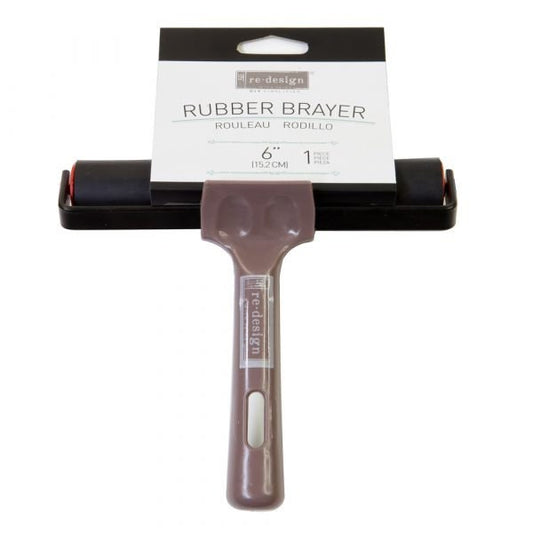 Rubber Brayer 6" Redesign with Prima - Same Day Shipping - Hand Roller for Decoupage - Furniture Decoupage - Decor Decoupage - belleandbeau850