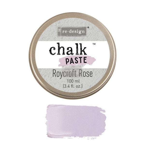 Roycroft Rose Chalk Paste - Redesign by Prima - Same Day Shipping - Stencil Paste - Paint for Raised Stencils - Furniture Paint Paste - belleandbeau850