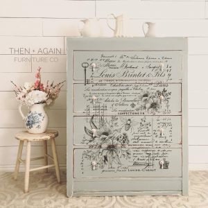 Lovely Ledger transfer by Redesign with Prima 24"x31" - Same Day Shipping - Rub on Transfer - Furniture Transfers - Decor Transfers - belleandbeau850