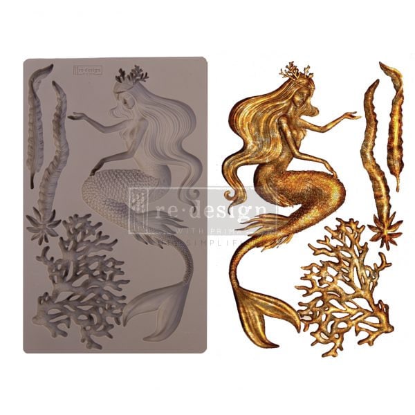 Sea Maven ReDesign With Prima Decor Mould - Same Day Shipping - Silicone Mold - Resin Mold - Candy Mold - Furniture Mould - Mermaid - belleandbeau850