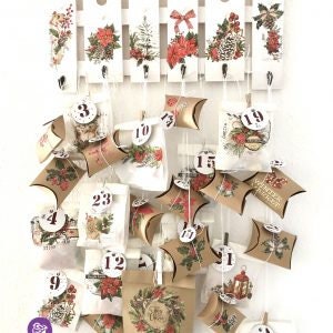 Classic Christmas transfer by Redesign with Prima 6"x12" - Same Day Shipping - Rub on transfers - Decor Transfer - Small Furniture Transfer - belleandbeau850