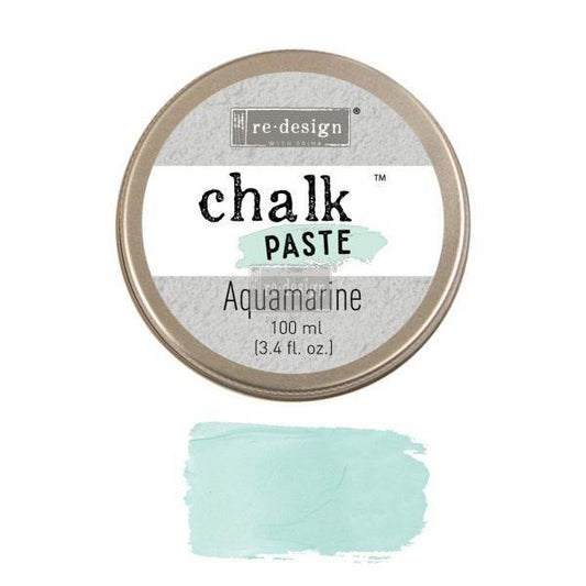 Aquamarine Chalk Paste - Redesign by Prima - Same Day Shipping - Stencil Paste - Paint for Raised Stencils - Furniture Paint Paste - belleandbeau850