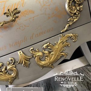 Italian Villa Scrolls ReDesign With Prima Decor Mould -  Same Day Shipping - Silicone Mould - Resin Mould - Furniture Mould - Candy Mould